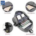 China factory custom travel water repellent usb charging backpack